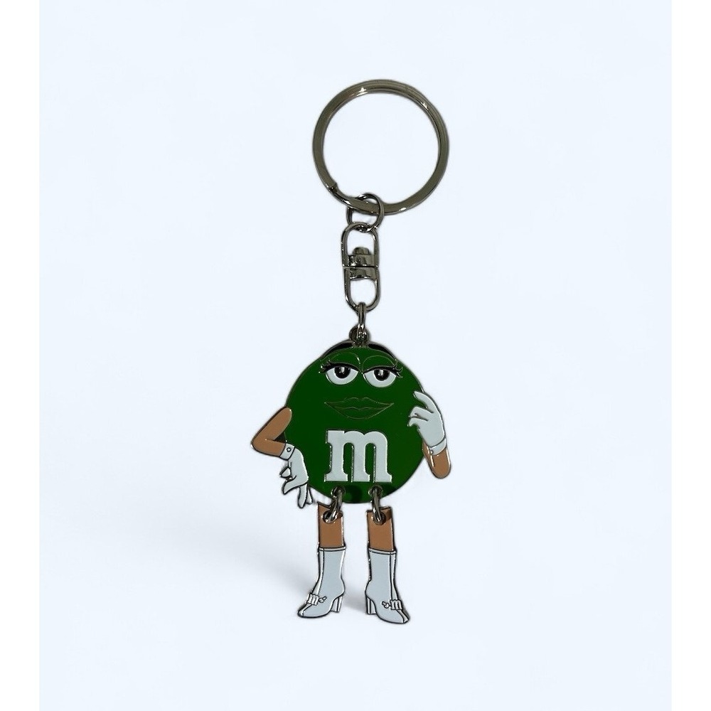 GREEN M&M KEYCHAIN D2-57